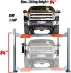 KATOOL 3.0HP 11000Lbs Lifting Height 84 Inch 4 Post Lift 110v Four Post Parking Lift 4-Post Auto Lift Garage Lift Storage – image 4