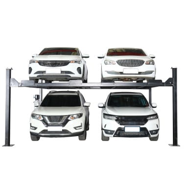 APlusLift 9,000LB 4-Post Double Deck Parking Storage Car Lift - HW-9KDP – image 2