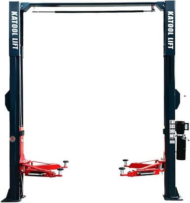 KATOOL 11000lbs Single Point Lock Release Direct Drive Two Post Lift 2 Post Lift Auto Lift 2-post Lift Clear Floor Car Lift, AS110D – image 1
