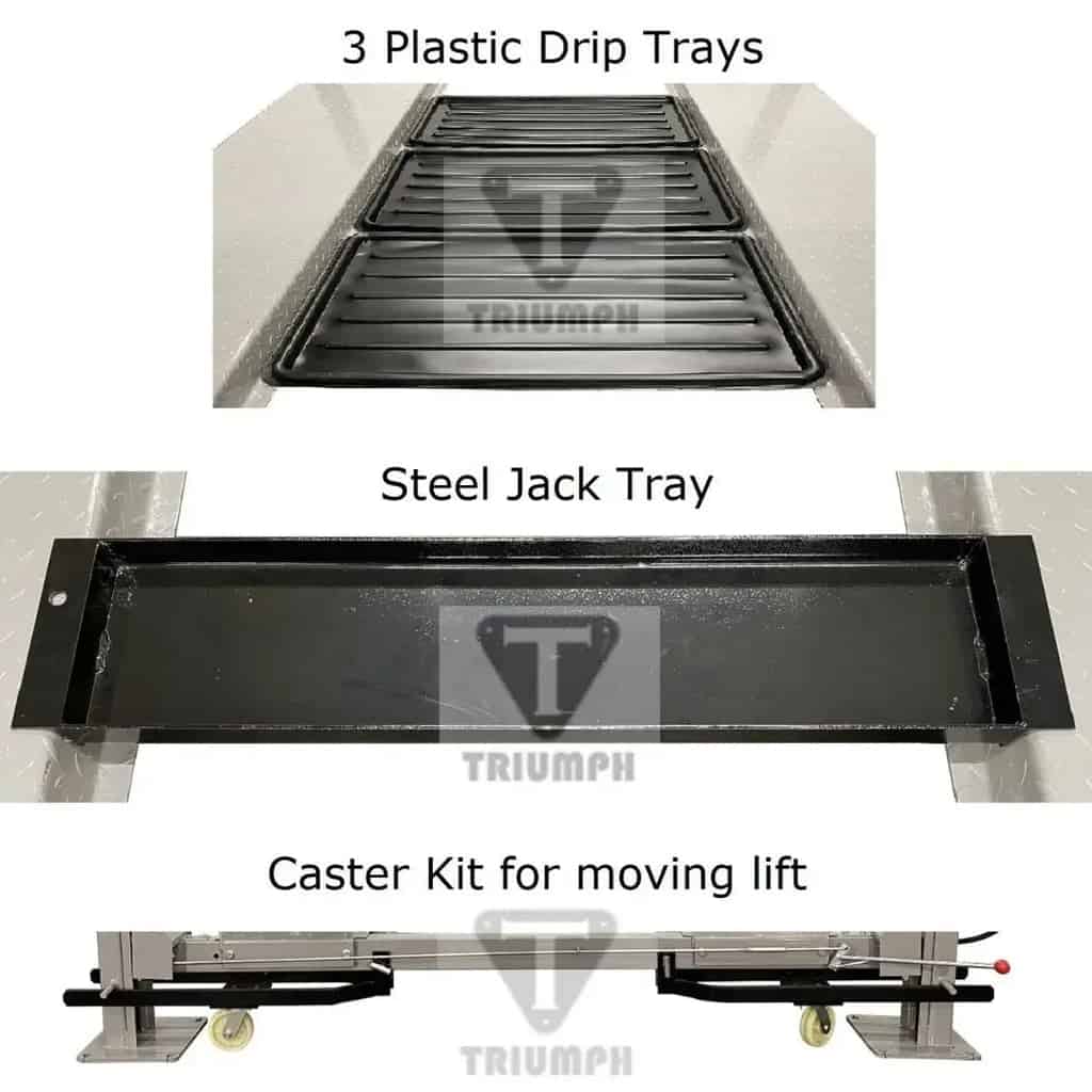TRIUMPH NSS-8 8000Lbs 4 Post Storage Service Car Auto Lift Truck Hoist – image 11