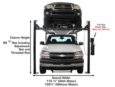 ATLAS Apex 8 Extra Long & Extra High 4-Post Hobbyist Lift - ALI Certified – image 4